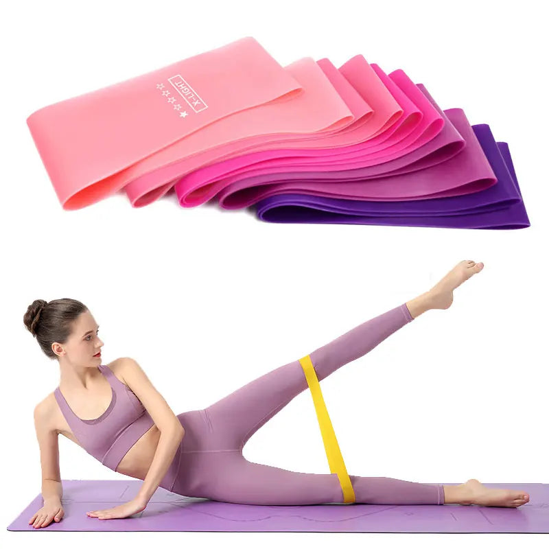 "Ultimate Versatile Elastic Resistance Bands - Elevate Your Yoga, CrossFit & Fitness Workouts!"