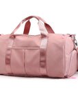 "Ultimate Travel Gym Bag: Versatile Duffel with Wet Pocket & Shoe Compartment for Active Men & Women"