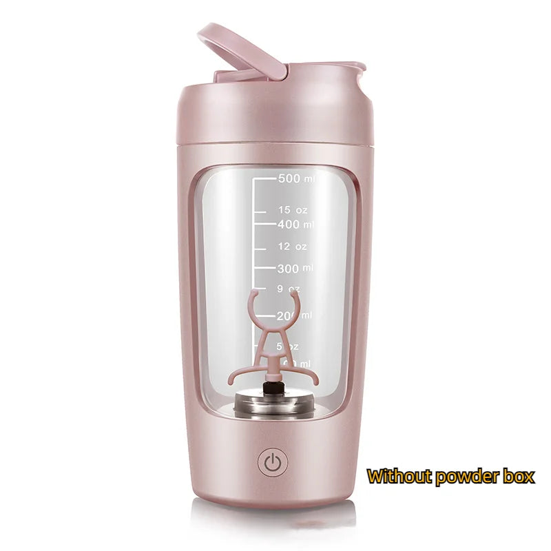 650Ml USB Electric Portable Whey Protein Shaker Bottle Fully Automatic Stirring Cup Rechargeable Gym BA Free Cocktail Blend