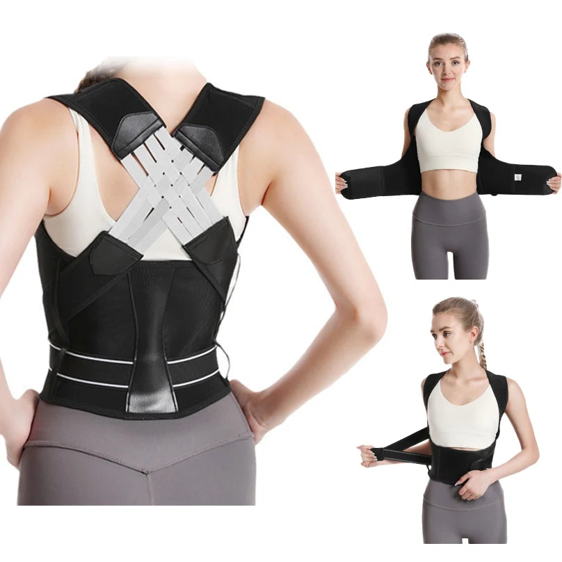 Back Posture Corrector Brace for Women Breathable Back Posture Correction Back Support Belt Adjustable Shoulder for Students Kid