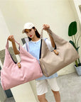 "Versatile Women's Yoga Mat & Gym Tote Bag - Stylish, Functional Storage for Fitness & Travel!"