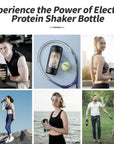 650Ml USB Electric Portable Whey Protein Shaker Bottle Fully Automatic Stirring Cup Rechargeable Gym BA Free Cocktail Blend